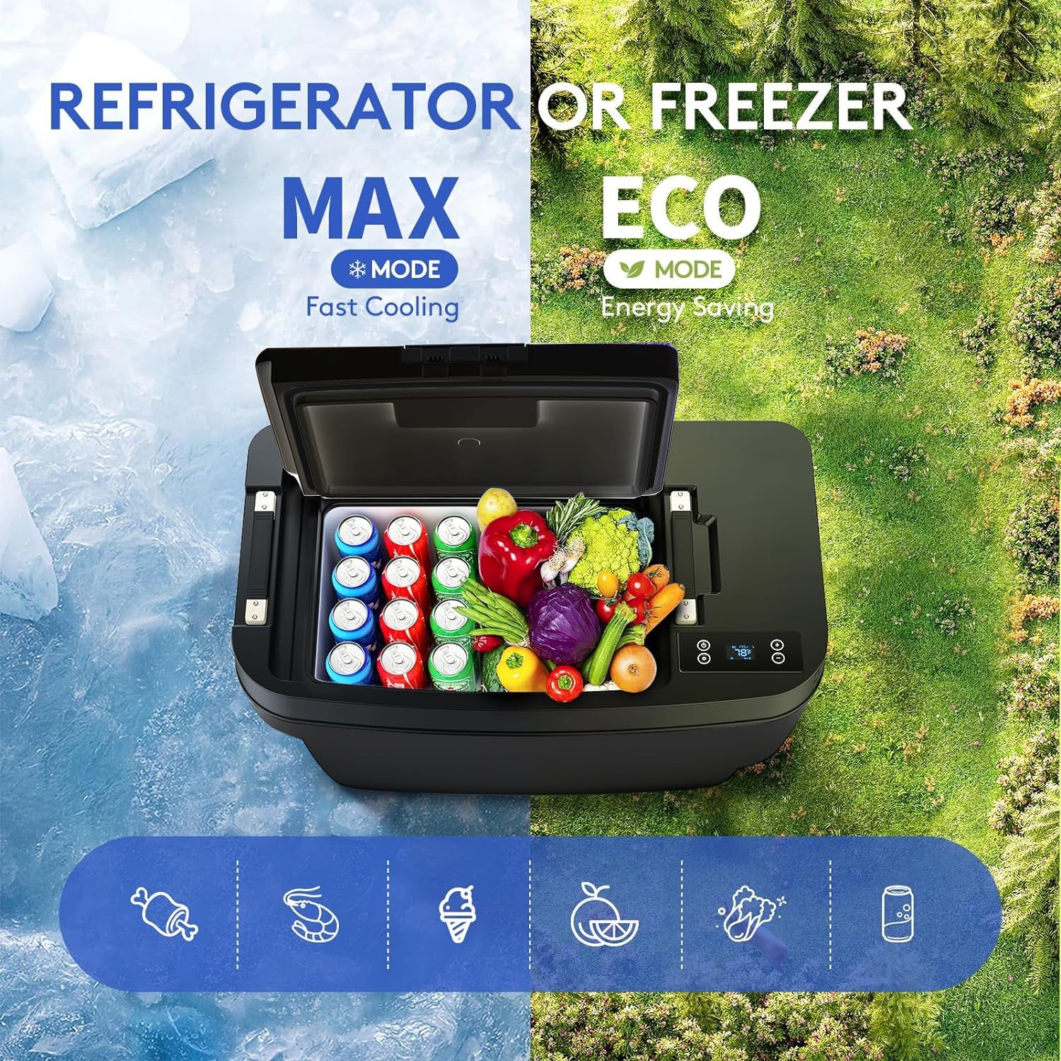 TesFridge Portable Freezer Specially Designed for Tesla Model Y